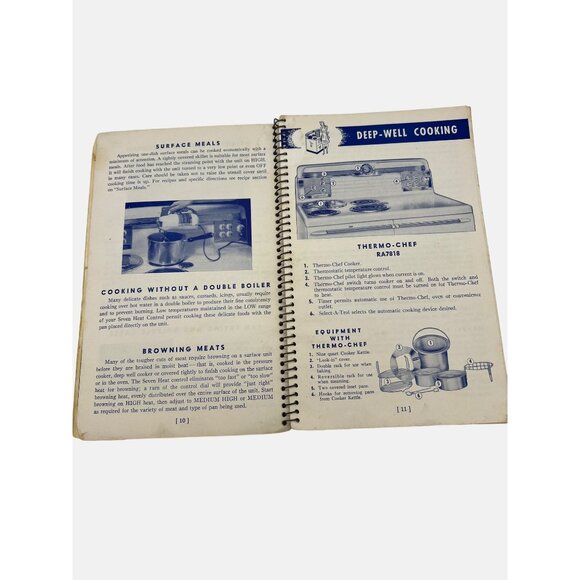 Vintage Universal Speedliner Electric Ranges Instruction & Recipe Book Cookbook - Picture 4 of 8